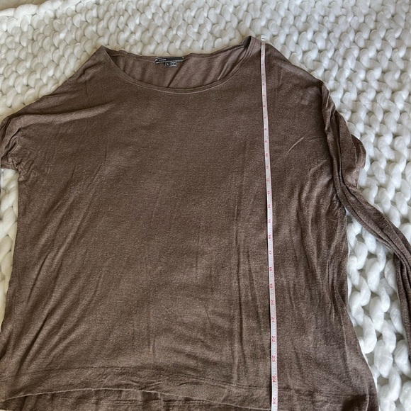 Vince light brown long sleeve t-shirt - Picture 5 of 7